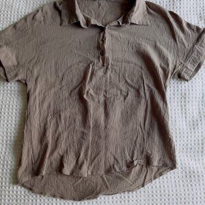 Shein Brown Shirt